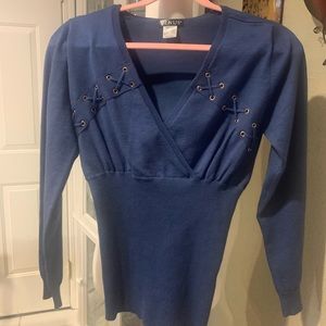 Venus teal green sweater.